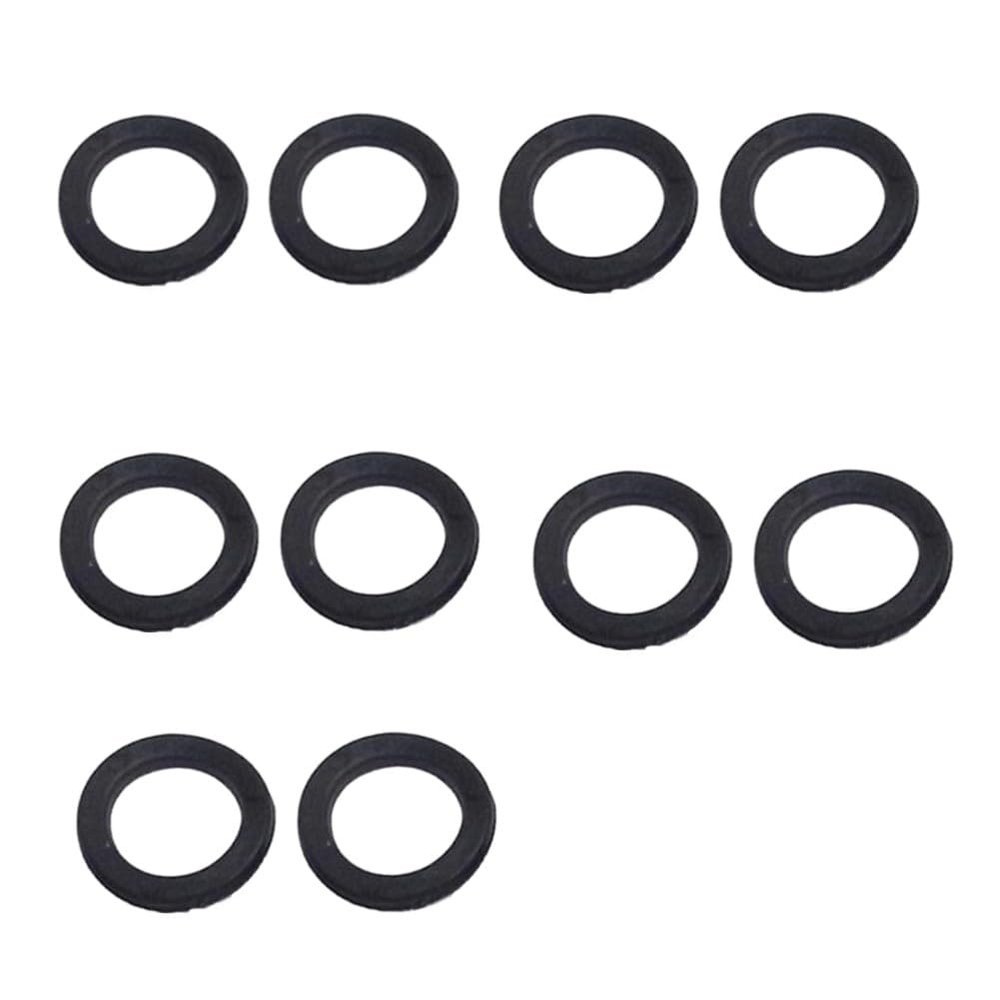 ArtHoval for Replacement O-Rings for Spinlock Dumbbell Nut - 10/20 Pcs Black Washers 25mm, for Flat and Options, Pack of 10 or 20