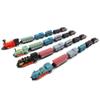 4 Sets Mini Trains Toy, Pull Back Steam Trains Model Set, Assorted Styles with Alloy Engine and Plastic Body, Easy to Assemble and Separate, Travel - Friendly Size for Kids Above 3 view 4