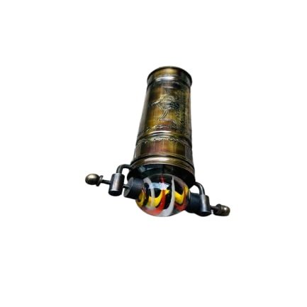 Brass Kaleidoscope with Marble Eyepiece, GILBRT & SONS 5 Inch
