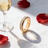 2026 New Sparkling Spinning Ring, Titanium Steel Spinner Ring, Relieves Anxiety, Symbolizes Vows & Luck, Waterproof & Fade-Resistant (gold,7) view 4