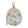 Giraffe Flamingo Tropical Green Print Pacifier Holder Case with Metal Clip Portable Pacifier Cover Pouch Bag for Baby view 1