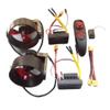12-24V Dual Underwater Thruster Kit (10kg Thrust) with 2X 70A ESC with Remote, CW/CCW Propellers for RC Boat/ROV(XT60 Plug Set) view 1