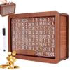 2026 New Cash Vault Wooden Savings Box,10000 Savings Challenge Box,Wooden Cash Vault Money Saving Boxes with Money Target and Numbers (1000) view 1