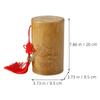 Abaodam Large Natural Coin Bank Money Jar with Flat Lid and Chinese Knot, Wooden Piggy Bank Decor for Adults, Desktop Saving Pot for Cash Storage and Money Saving view 2