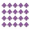 10 Sided Dice, 20PCS Polyhedral Dice Plastic Number 1 to 10 Home Decoration Ornament Game Accessory for Party (Purple) view 1