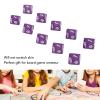 10 Sided Dice, 20PCS Polyhedral Dice Plastic Number 1 to 10 Home Decoration Ornament Game Accessory for Party (Purple) view 2