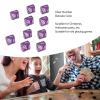 10 Sided Dice, 20PCS Polyhedral Dice Plastic Number 1 to 10 Home Decoration Ornament Game Accessory for Party (Purple) view 3
