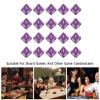10 Sided Dice, 20PCS Polyhedral Dice Plastic Number 1 to 10 Home Decoration Ornament Game Accessory for Party (Purple) view 4