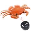 Nuiorfty Remote Control Crab 3 Channel Realistic Remote Control Toys with Light Up Eyes Portable Sturdy ABS Crab Toy for Kids Red view 4