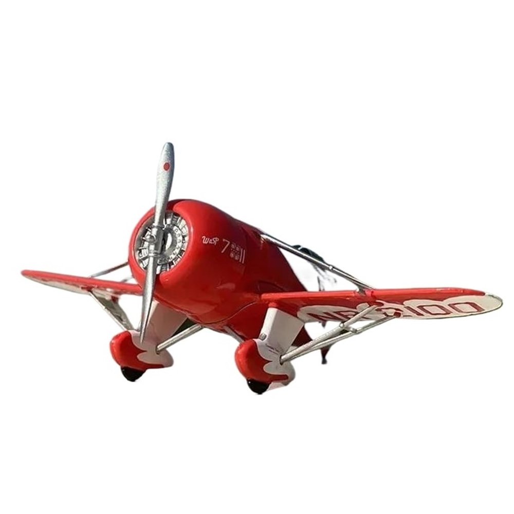 Flying Airplane Model Diecast Metal Alloy 1/75 Scale GEE BEE R-1 Super Sportster Classic Aircraft Plane Airplanes Model Toy for Collection Aviation Airbus