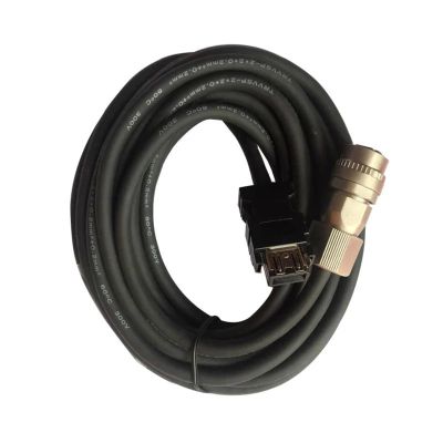 COKYIS High Power servo Motor Encoder line MR-J3ENSCBL3 5 10 15M-L/H Motor Cable(Large,15M)