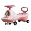 Wiggle Scooter Wiggle Scooter with LED Flashing Wheels & Music Anti-Rollover & Flexible Steering Ride On Toys for Outdoor Indoor Swing Car(Pink,Normal Wheel) view 1
