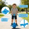 Balance Jumping Ball,Balance Jumping Ball for Kids & Adults,Jump Balls With Handle, Indoor & Outdoor Fun, Perfect for Balances, Coordination, And Fitness (Blue) view 4