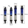 Metal Oil Filled Shock Absorbers for Short Course RC Trucks, Suspension Upgrade Compatible with Traxxas Slash 4x4 and ARRMA Granite/Typhon(Red front+back) view 2
