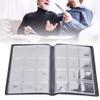 Album Collection Book 120 Pockets Mini Size Money Collecting Holder with Non Slip Cover Durable Storage for Collectors Red Blue (Red) view 2