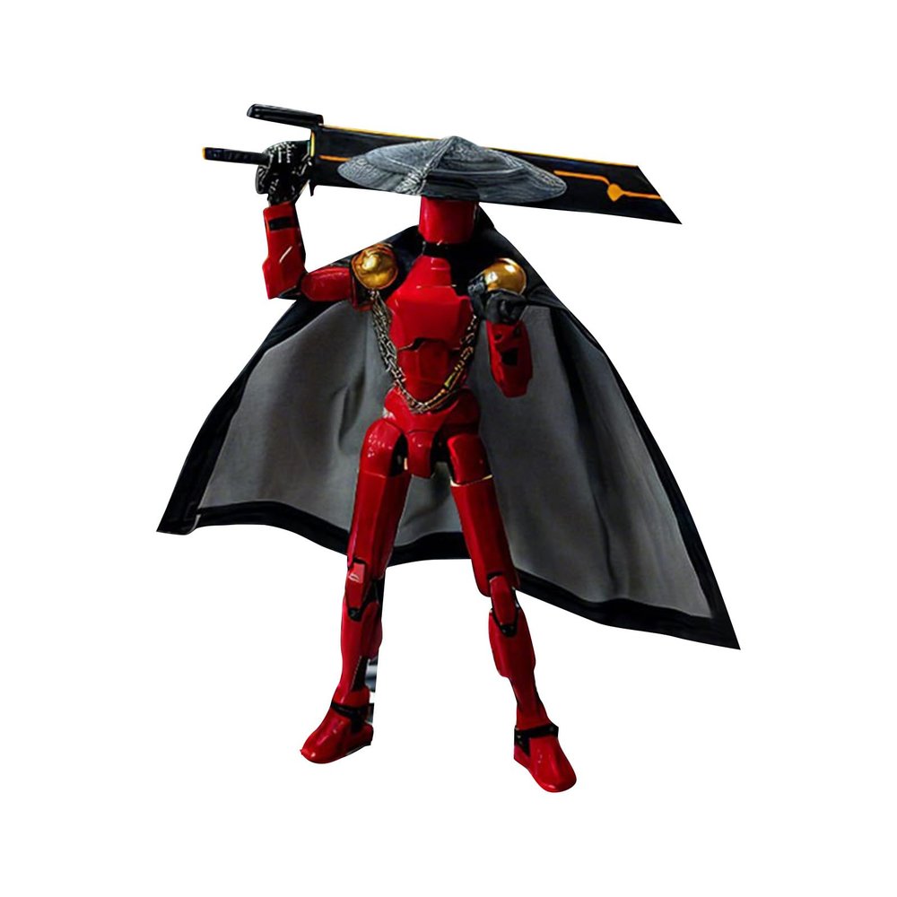 13 Action Figure Set,3D Printed Toys Multi-Jointed Movable,Desktop Decorations for Game Lovers Toys A03