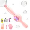 Bubble Machine - Bubble Fog Wand | Cute Rechargeable Bubbles with Colorful Light Stick, Fun Party Plaything for Birthday Holiday Beach Outdoor Use, Safe Gift Age 3 Plus view 1
