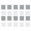 20pcs Square Coin Storage Capsule Case Set - Thickened Plastic Collectible Coin Container with Adjustable Foam Liner, Scratch Resistant, 48x48x7mm for 16-40mm (17/22/27/32/37mm) view 2