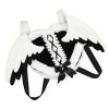 2000s Heart Plush Bag for Teens Girl Subcultures Anime Bowknot Shoulder Theme Party Costume Accessories Travel Cosplay Backpa view 1