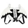 2000s Heart Plush Bag for Teens Girl Subcultures Anime Bowknot Shoulder Theme Party Costume Accessories Travel Cosplay Backpa view 4