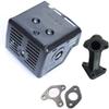 Replace Part Muffler Exhaust Pipe for Kohler Command Pro 420CC CH440 14HP Engine Motor (nvduq2803-08004) view 1