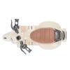 Semme Electric Doll Scooter Toy Mini Plastic Vehicle with Music Lights Rotating Wheels for Dolls Action Figures Desktop Decoration ABS Material 3 AA Batteries Not Included (Beige) view 1