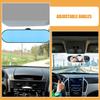 ARTSEWPLY Car Rearview Mirror with Strong Suction Cup, 280x70mm Blue Glass, Adjustable Wide-angle Rear Facing Mirror for Safety and Driver Monitoring in Most Cars, Suvs, and Trucks view 3