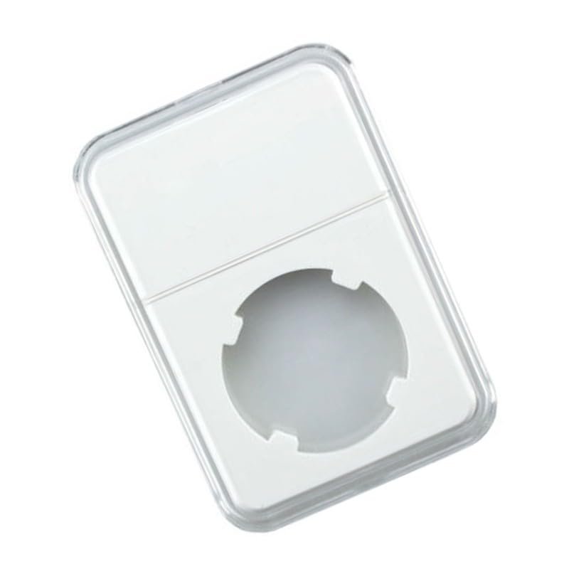 ArtHoval Coin Slab Holder 38mm for Collectible, Transparent Acrylic Display Case with Secure Seal, 1 Pack