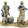 12 Inch Soldier Action Figure Model, 1/6 Realistic Army Soldier Model Set with Weapons and Accessories for Adults Military Lovers to Collect and Gift (Wounded Soldier) view 2