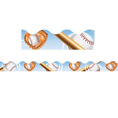Baseball Deco Trim - Pack of 6