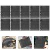 TOBBOMEY 10-sheet Loose-leaf Stamp Album Binder with Pvc Double-sided Black Background Pages for Stamp Collectors and Storage of Banknotes, Scrapbook Accessories for Travel and Display view 4