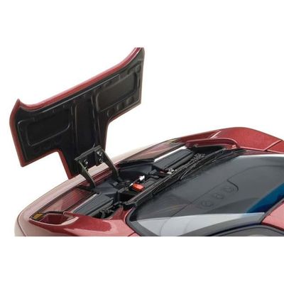 1 to 18 Scale Bugatti EB110 GT Dark Red Diecast Car Model