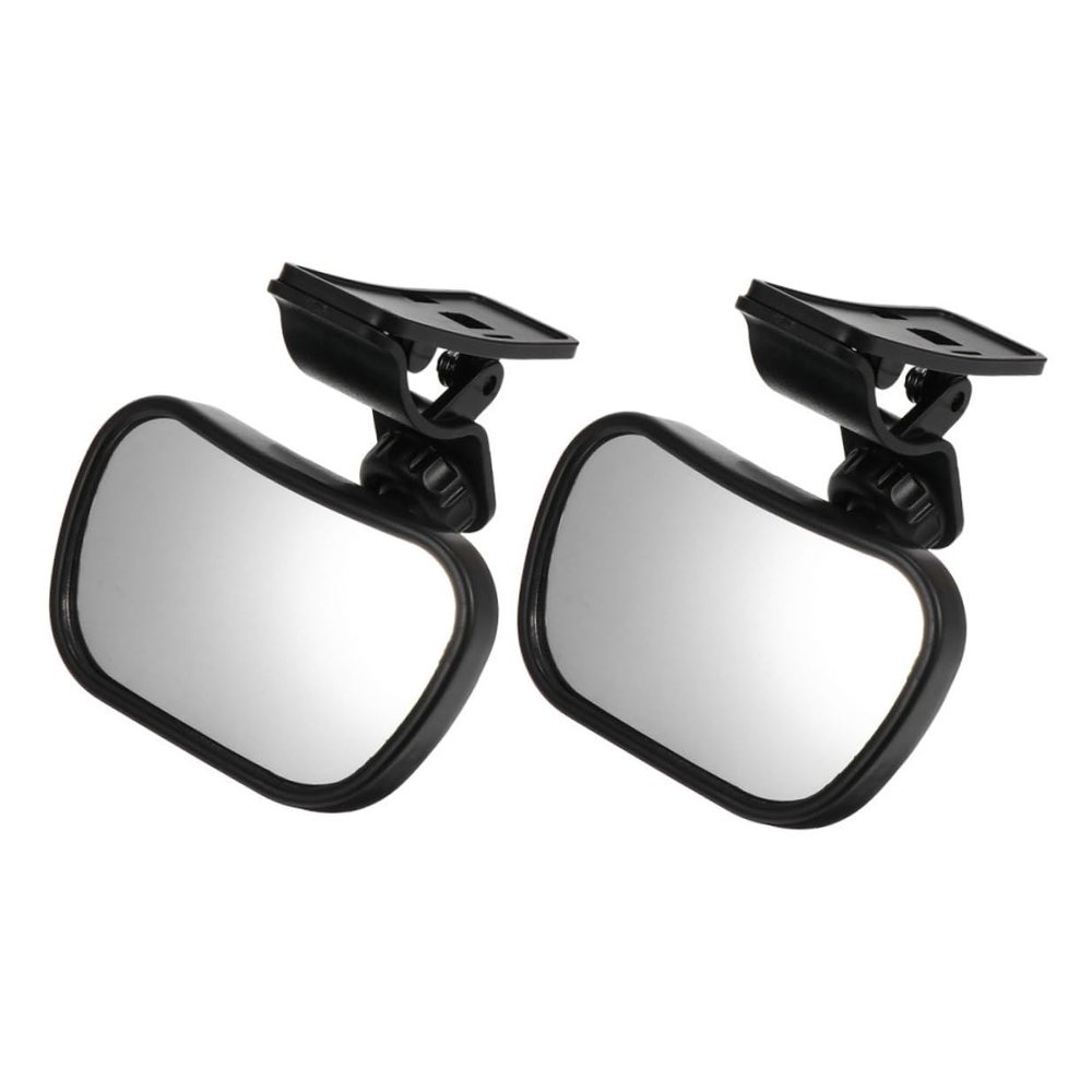 HEALSOPTHY 2pcs Rearview Mirror for Car Interior Observation Rearview Mirror with 360 Rotation and Anti-shake Design and Safety in Rear Facing Seats