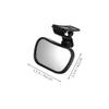 HEALSOPTHY 2pcs Rearview Mirror for Car Interior Observation Rearview Mirror with 360 Rotation and Anti-shake Design and Safety in Rear Facing Seats view 2