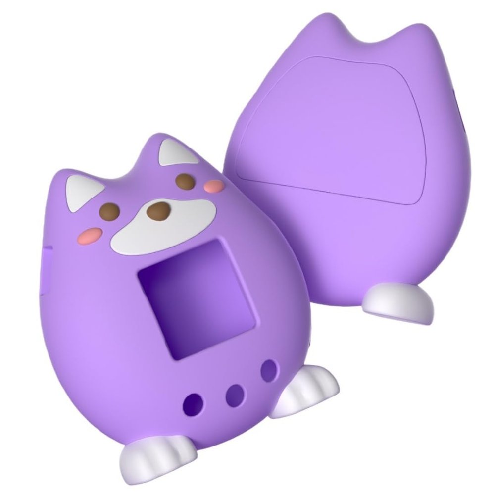 Cartoon Protective Case for Tamagotchi Paradise Protection Shell Electronic Pet Protector Sleeve (Purple)