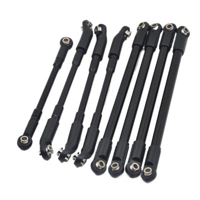 8PCS Aluminum Alloy Upper Lower Link Rod Kit for RC Crawler Car D90 Parts confident