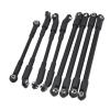 8PCS Aluminum Alloy Upper Lower Link Rod Kit for RC Crawler Car D90 Parts confident view 1
