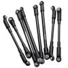 8PCS Aluminum Alloy Upper Lower Link Rod Kit for RC Crawler Car D90 Parts confident view 2