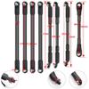 8PCS Aluminum Alloy Upper Lower Link Rod Kit for RC Crawler Car D90 Parts confident view 4