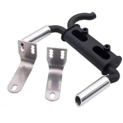 Rc Repairs Spare For Axial For Scx10 90046 For Trx4 1/10 For Rock Crawler Metal EXhause Exhaust Pipe Tailpipe Decoration Parts RC Car