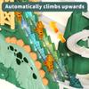 YOULEBITOYS Dinosaur Climbing Stairs Toy - Electric Dino Roller Coaster Toy Track with LED Lights & Music, Automatic Chasing Race Game Playset, Birthday Dinosaur Gifts for Kids Boys Girls Ages 3+ view 3