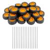 30PCS Plastic Toy Wheel with Round Rod Shaft Axles for RC Model Car DIY Model Building Parts (Style 1) view 1