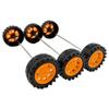 30PCS Plastic Toy Wheel with Round Rod Shaft Axles for RC Model Car DIY Model Building Parts (Style 1) view 2
