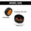 30PCS Plastic Toy Wheel with Round Rod Shaft Axles for RC Model Car DIY Model Building Parts (Style 1) view 4