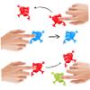 Jcasbdn Jumping Frog Toy 12PCS Leap Flip Frog Game with Bucket Plastic Jumping Frogs Colorful Funny Crazy for Boys Girls view 3