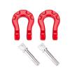 RC Repairs Models For Axial For SCX10 For TRX-4 1/10 2Pcs Metal Bumper Trailer Hooks Tow Shackles RC Crawler Car Upgrade Parts Accessories view 2