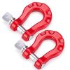 RC Repairs Models For Axial For SCX10 For TRX-4 1/10 2Pcs Metal Bumper Trailer Hooks Tow Shackles RC Crawler Car Upgrade Parts Accessories view 3