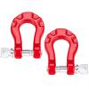 RC Repairs Models For Axial For SCX10 For TRX-4 1/10 2Pcs Metal Bumper Trailer Hooks Tow Shackles RC Crawler Car Upgrade Parts Accessories view 4