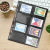 TOBBOMEY 10-sheet Pvc Double-sided Stamp Album Loose-leaf Storage Pockets for Stamp Collectors and Coin Holders Suitable for Collection and Organization view 3