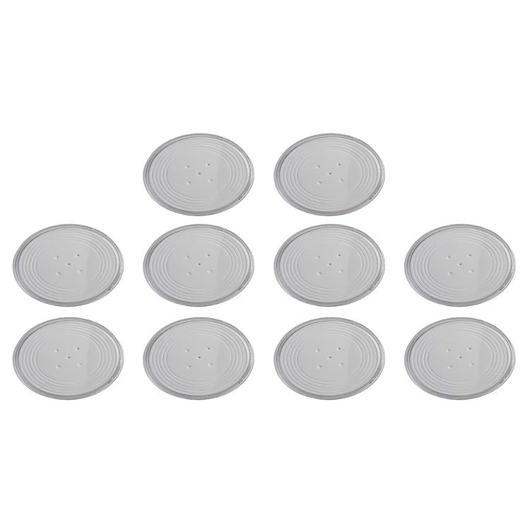 ArtHoval 70mm Transparent Plastic Coin Holder Capsule Case for Collecting, 10 Pack with Adjustable for Ring Gaskets